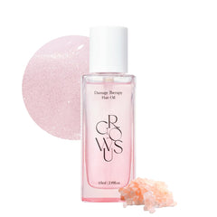 GROWUS Damage Therapy Oil bottle glow adds lasting shine