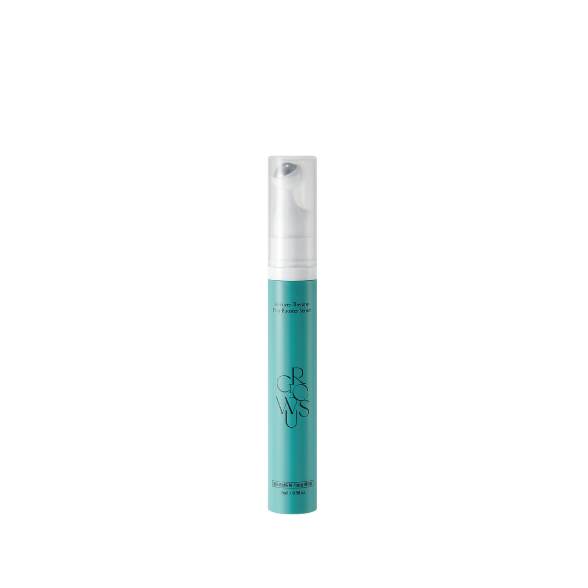 GROWUS Recover Therapy Booster Serum 15ml bottle targets the scalp for fuller-looking hair.