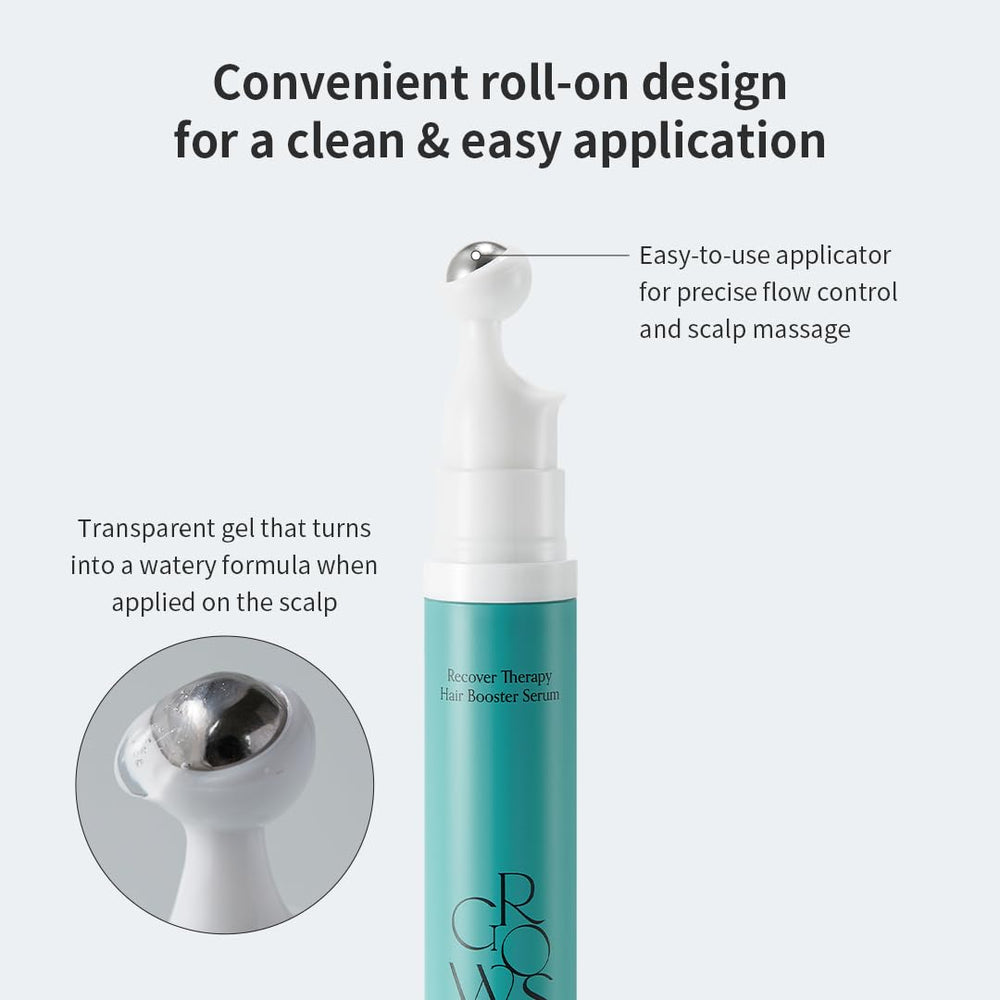 Seaweed complex visual indicating hydrating scalp nourishment from GROWUS.