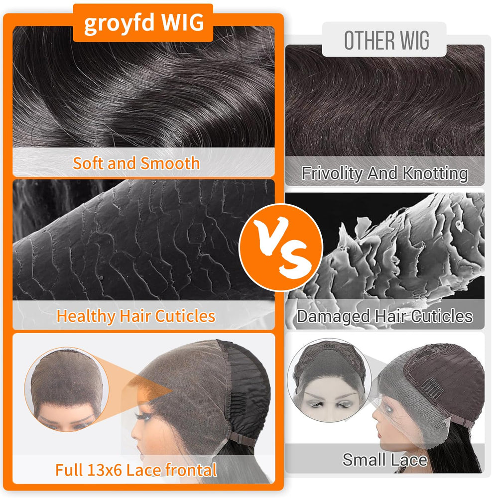 Groyfd wig can be bleached and dyed for customized looks
