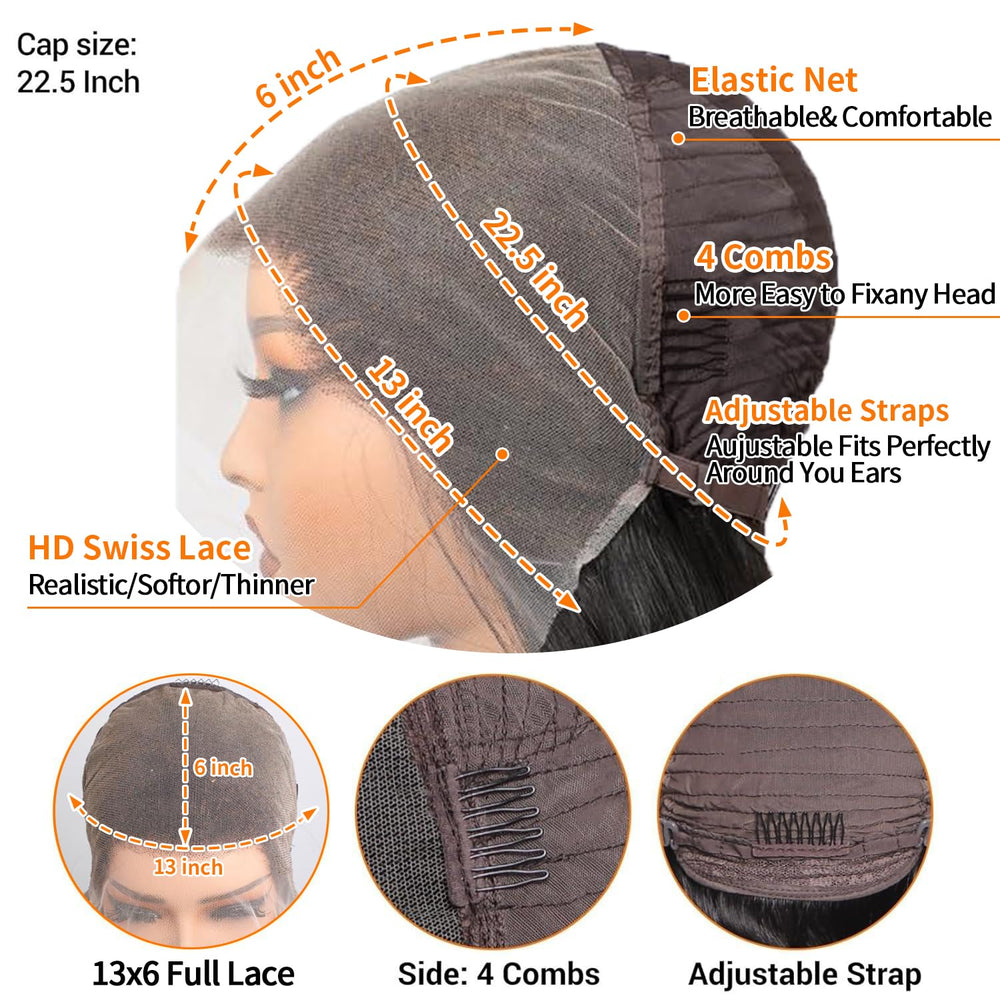Groyfd glueless wig design provides secure, hassle-free wear
