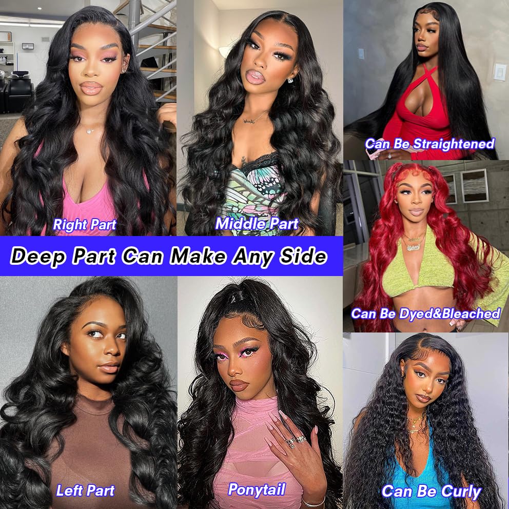 GRQGRQ body wave wig can be dyed or bleached.