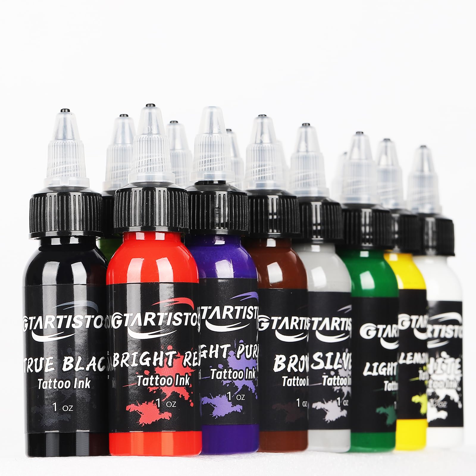 GTARTISTOO ink dispersion demonstrating easy mixing for custom tones