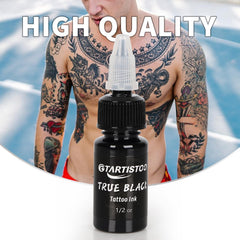 GTARTISTOO snow white opaque ink creates solid highlights and contrast.