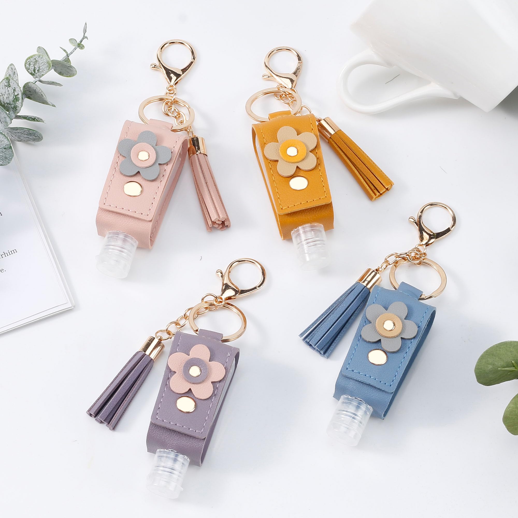 GTILE hand sanitizer keychain tassel detail adds style