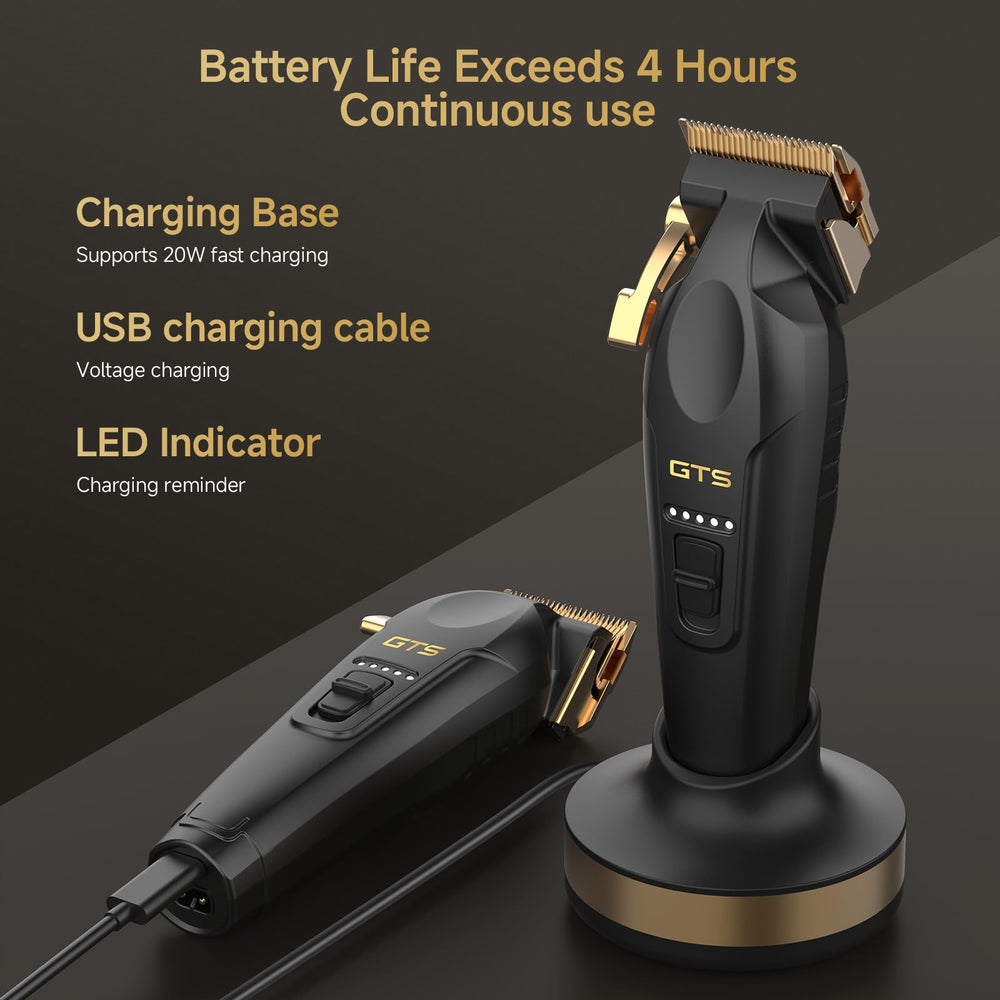 GTS PRO cordless design with up to 220 minutes of use.