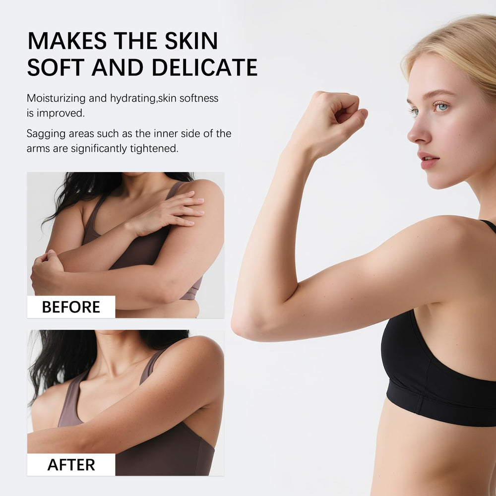 GTVOSY Champagne Lift arm application for smoother-looking skin