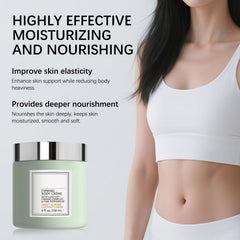 GTVOSY Champagne Lift Creme on the leg for radiant skin.