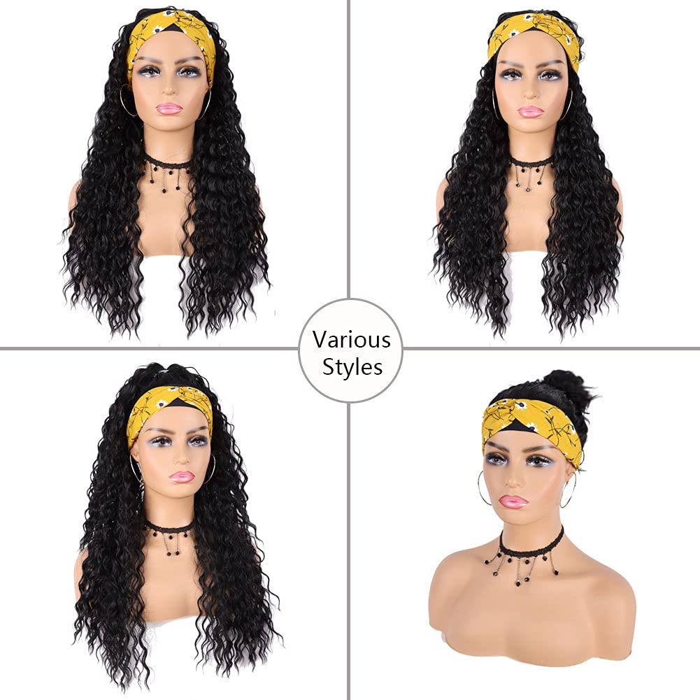 G&T Wig includes wig cap and headband for quick styling.