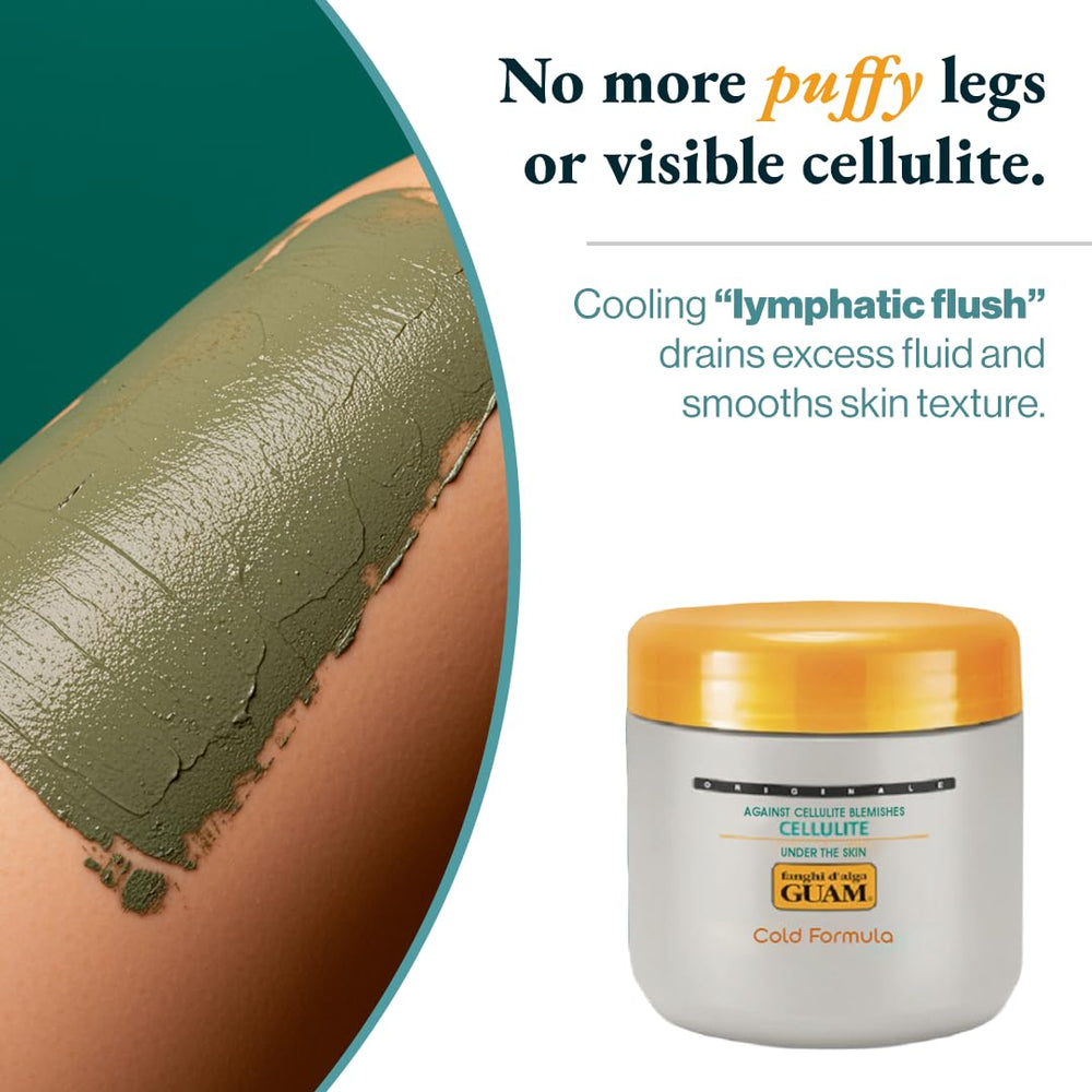 Guam Seaweed Mud cooling effect with menthol provides refreshing relief during treatment.