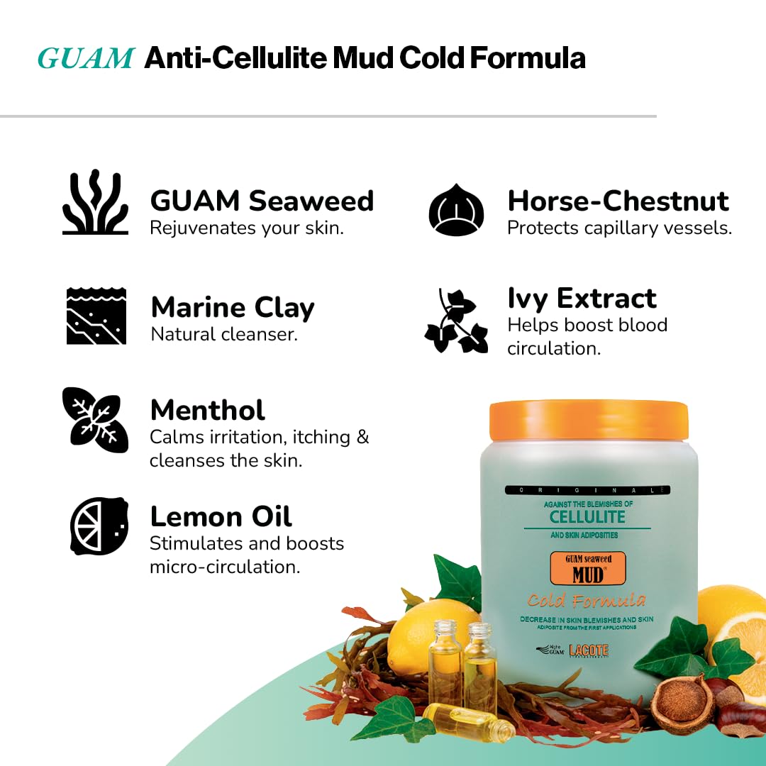 Guam Seaweed Mud wash-off demonstrates easy rinse after use.