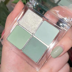 Guantian matte light green eye shadow palette adds fresh color for everyday looks.