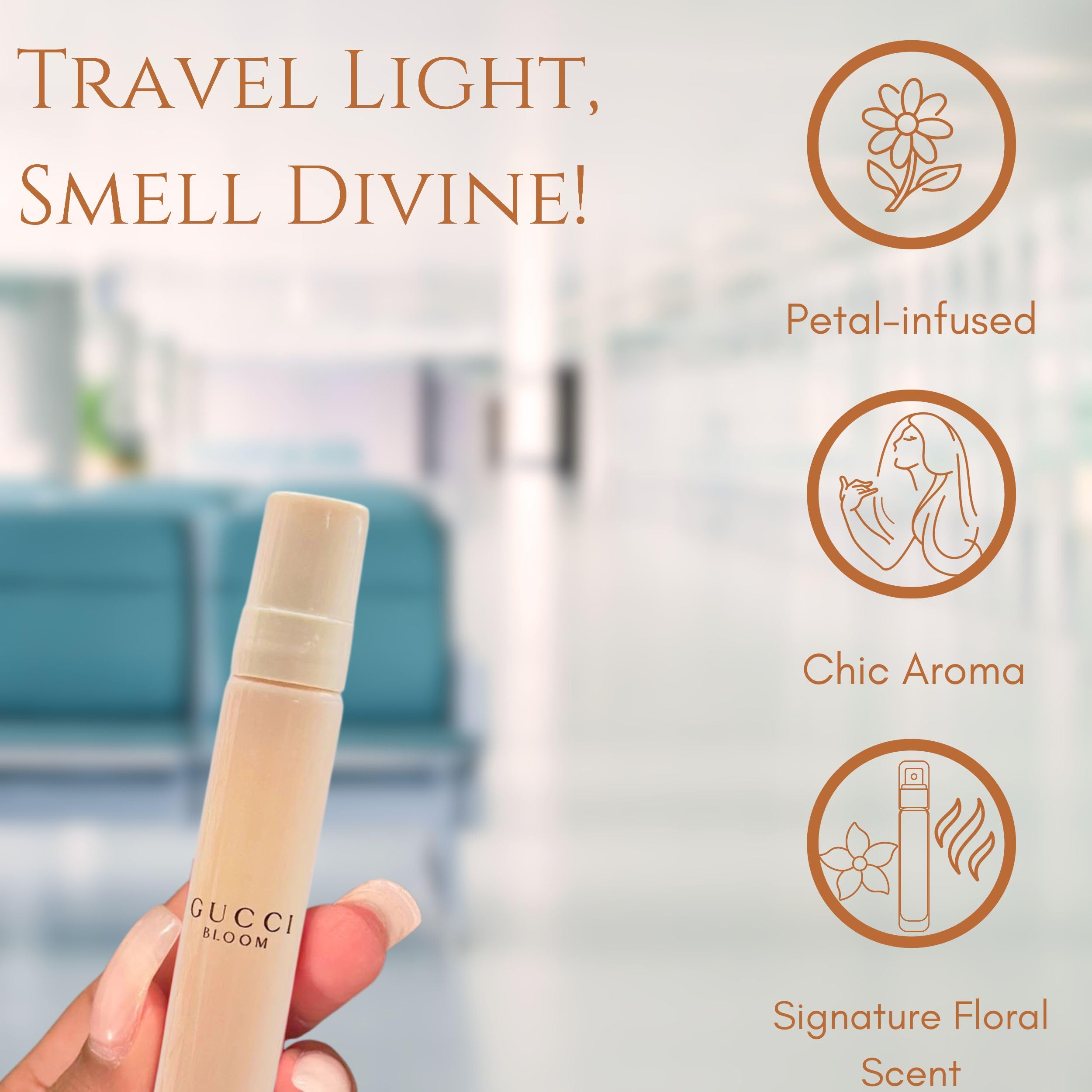 Gucci Bloom mini EDP travel case ready for daily refreshment