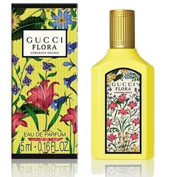 Gucci Flora Gorgeous Orchid EDP box, gift-ready packaging for a luxurious unboxing experience.