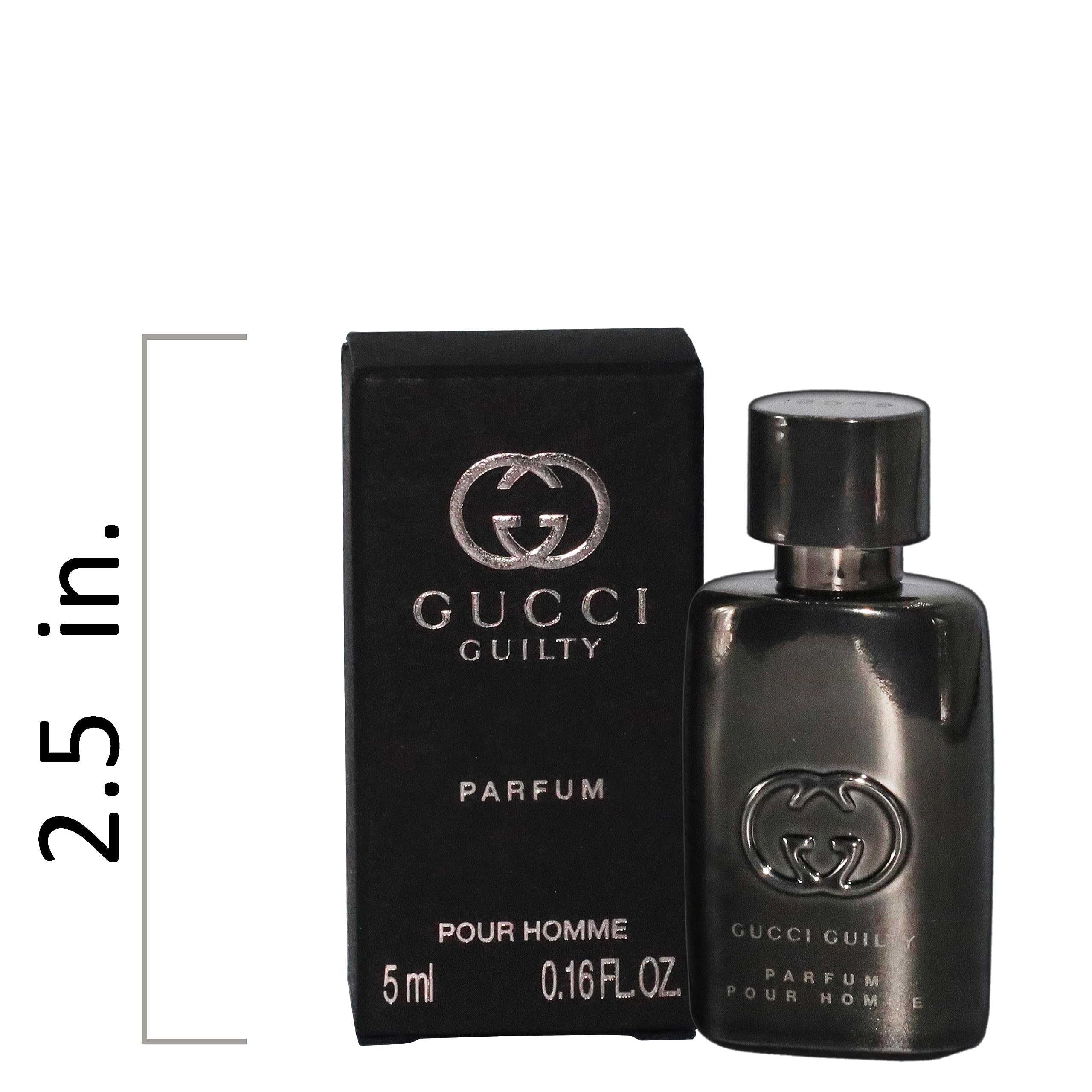 Gucci Guilty for Men mini splash packaging highlights premium gift-ready presentation.