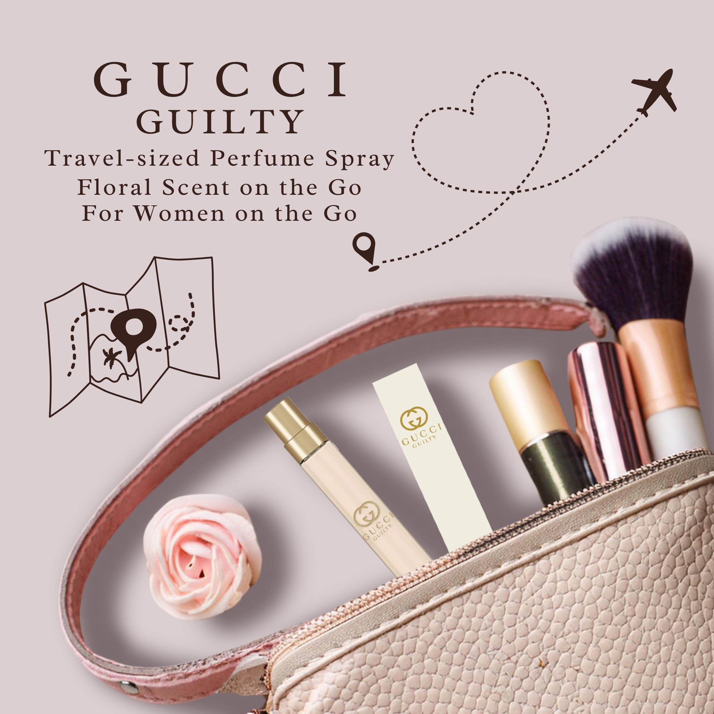 Heart notes lilac and geranium add floral depth to Gucci Guilty Pour Femme.