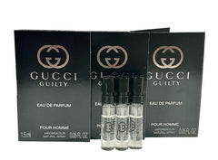 Gucci Guilty three-vial sample set ideal for testing before buying a full bottle.