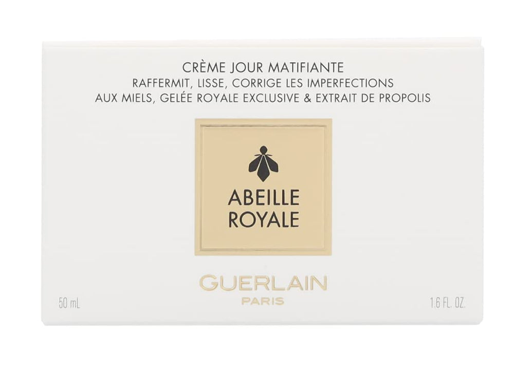 Guerlain Abeille Royale Day Cream packaging displayed as a luxurious skincare ritual.