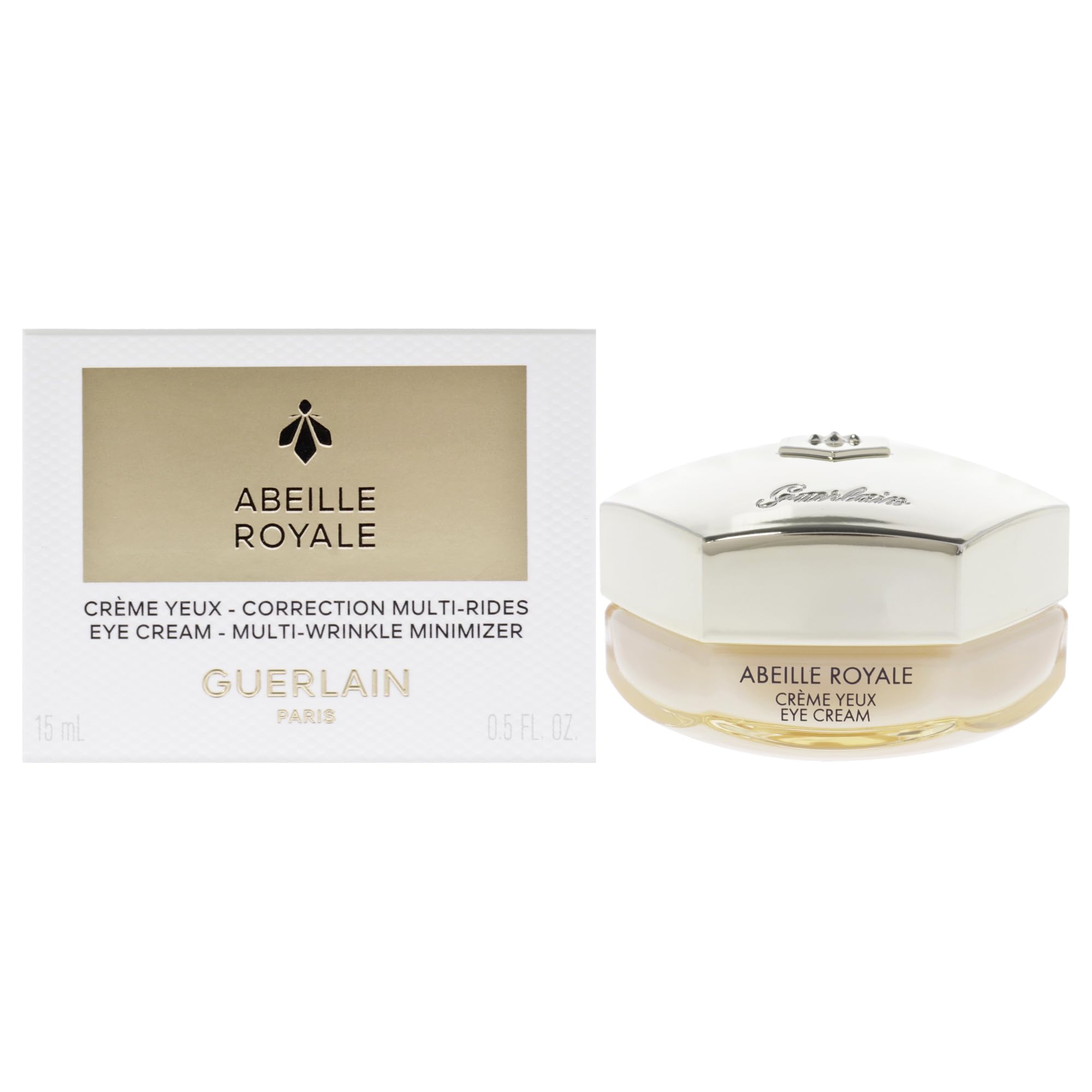 Guerlain Multi-Wrinkle Minimizer Eye Cream packaging showcases an authentic item for trusted daily use.