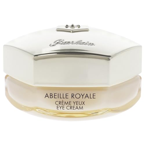 Guerlain Multi-Wrinkle Minimizer Eye Cream tube closeup highlights premium texture for smooth application.