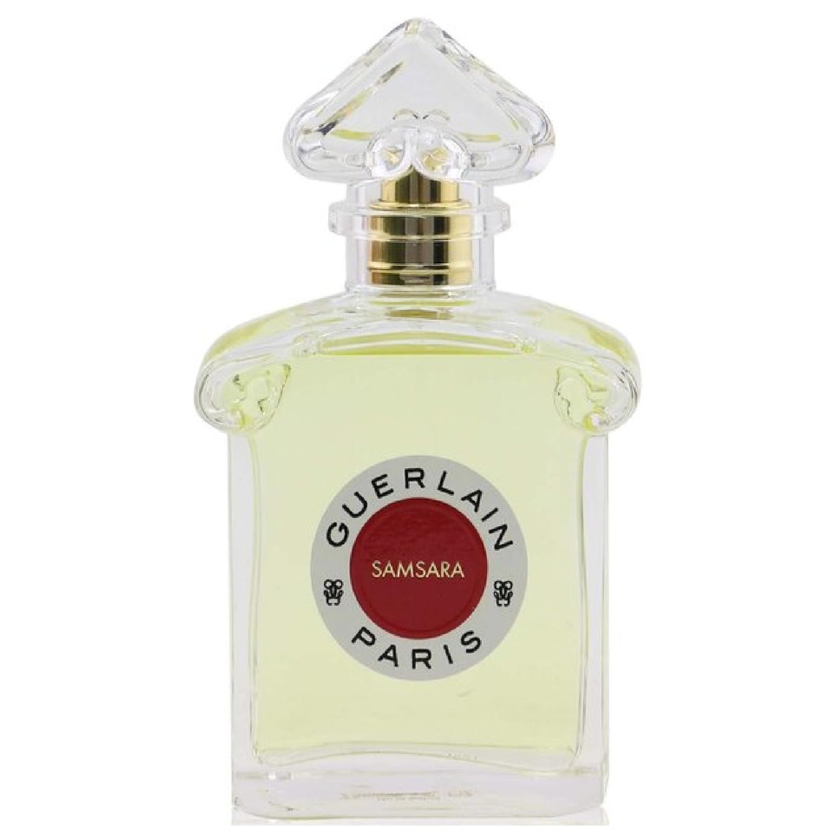 Guerlain Samsara bottle front view for daily wear elegance.