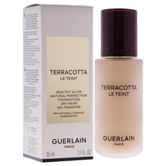 Guerlain Terracotta Le Teint Foundation 3N neutral packaging close-up, elegant design