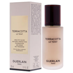 Guerlain Terracotta Le Teint packaging box with shade display.