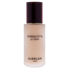 Guerlain Terracotta Le Teint swatch on skin reveals buildable coverage.