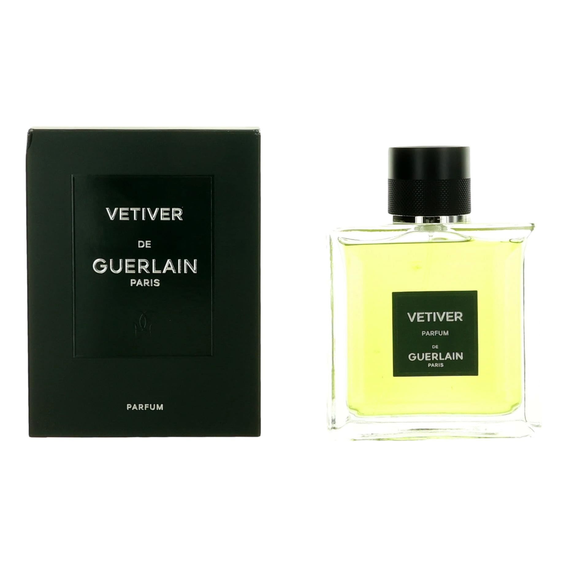 Guerlain Vetiver De Parfum bottle for refined evening wear