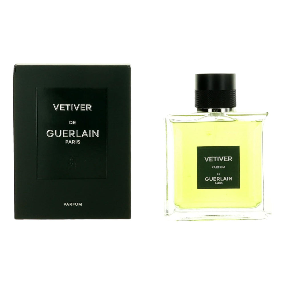 Guerlain Vetiver De Parfum bottle for refined evening wear
