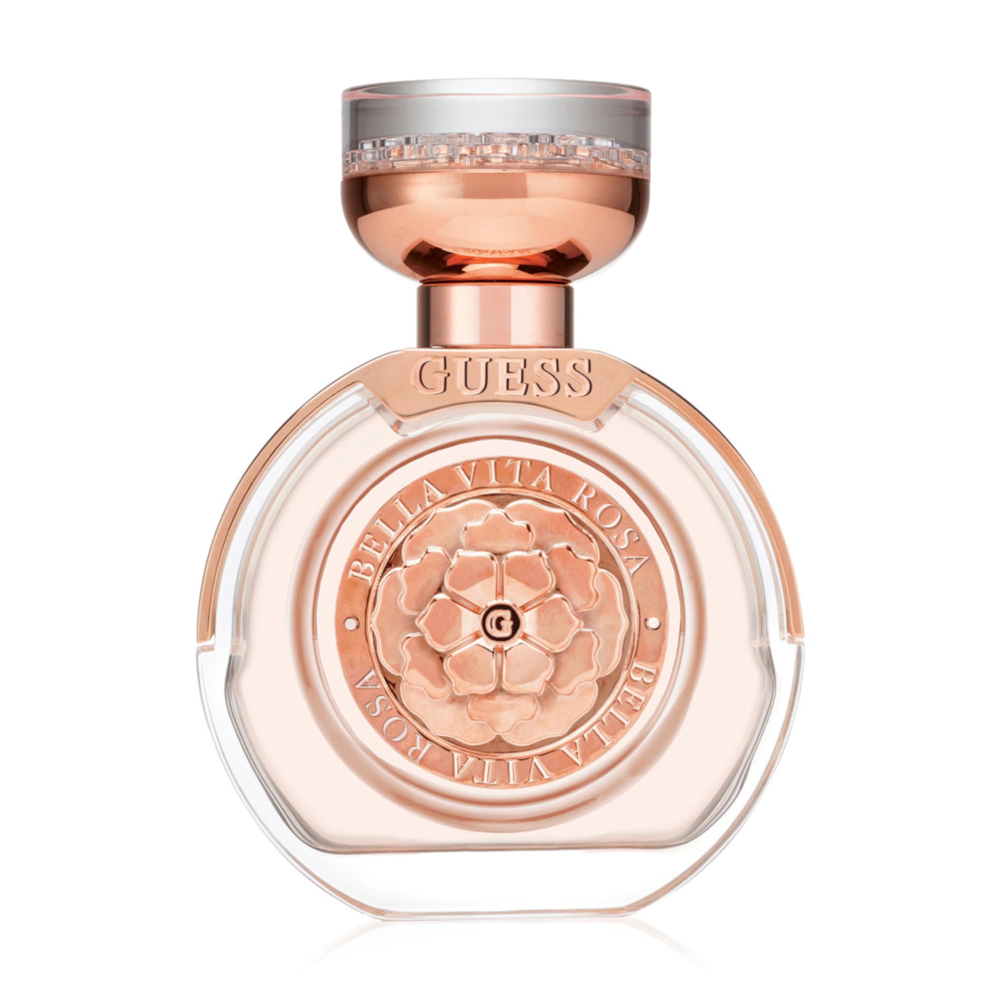 GUESS Bella Vita Rosa on wrist test, ready to sample its fruity floral charm.