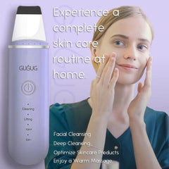 GUGUG Blackhead Remover Tool deep cleanses pores with a 3D curved design.