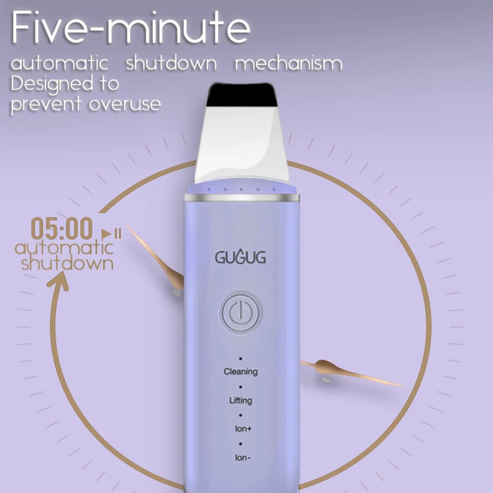 GUGUG Ionic mode boosts serum absorption for enhanced skincare routine.