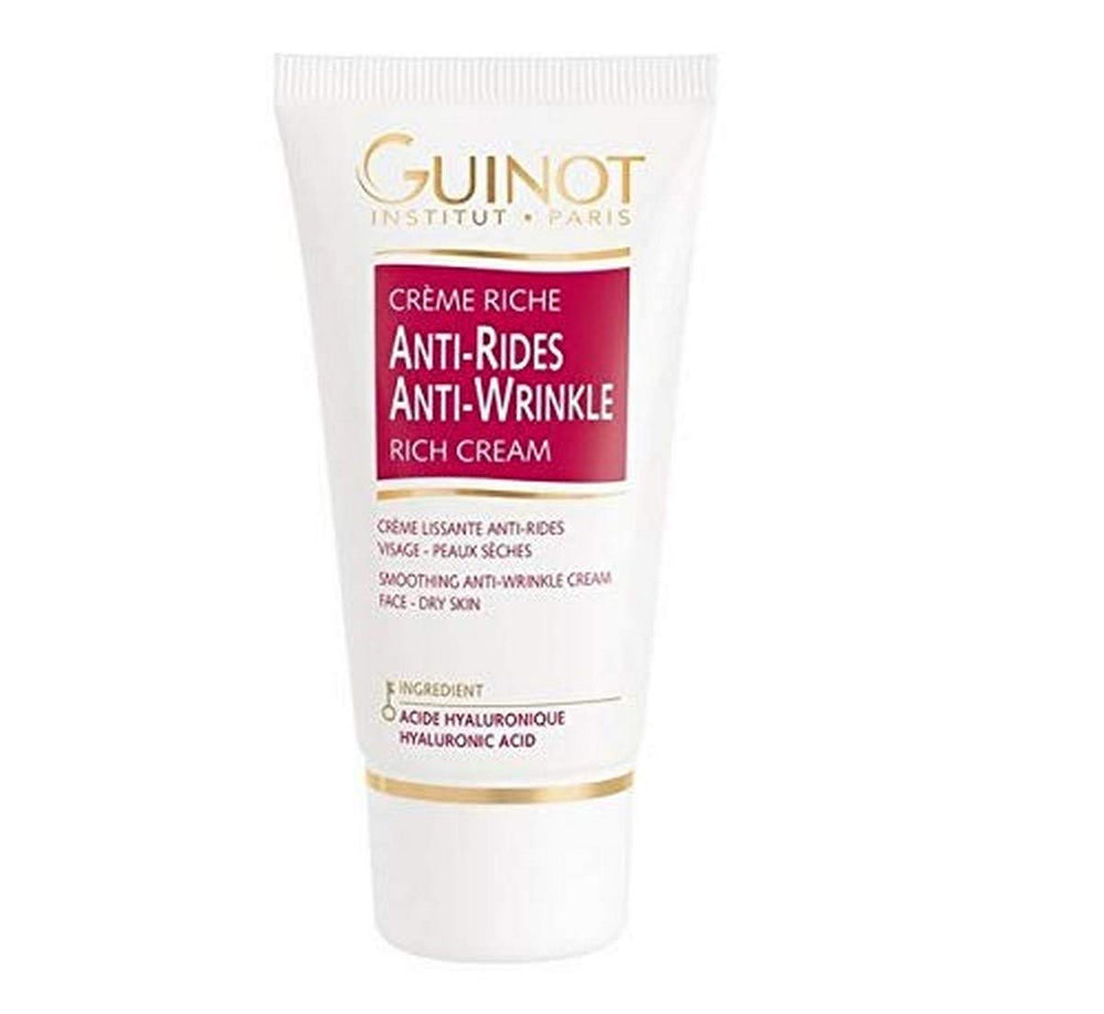 Guinot Creme Riche Vital Anti-Rides 888 facial cream for dry skin hydration and wrinkle renewal