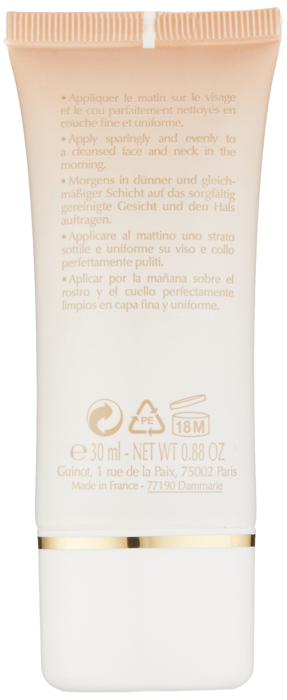 Guinot Hydra Finish SPF15 UV protection for daily sun defense in skincare routine.