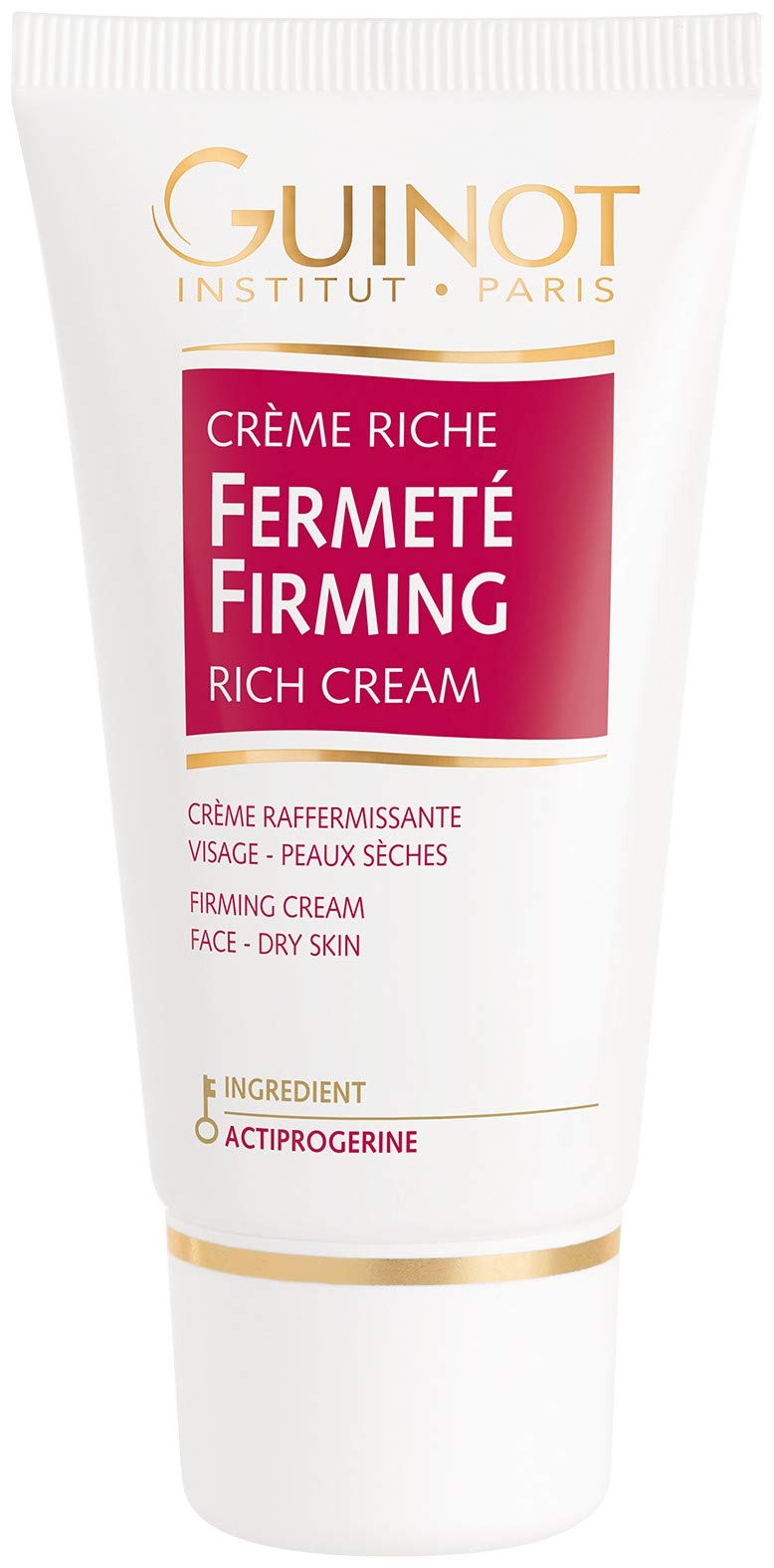 Guinot Rich Lift Cream jar close-up highlighting firming formula