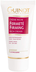 Guinot Rich Lift Cream jar close-up highlighting firming formula