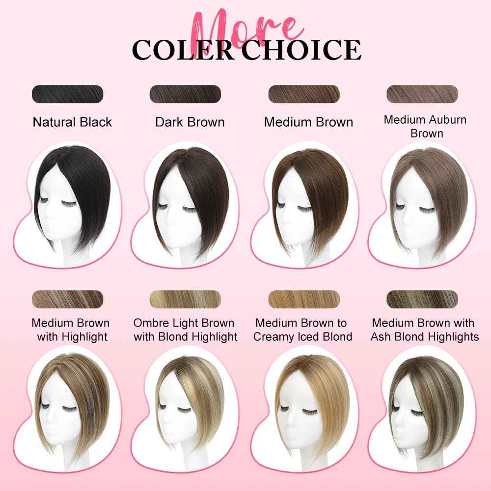 GULALUUK real human hair texture for easy styling and natural look.