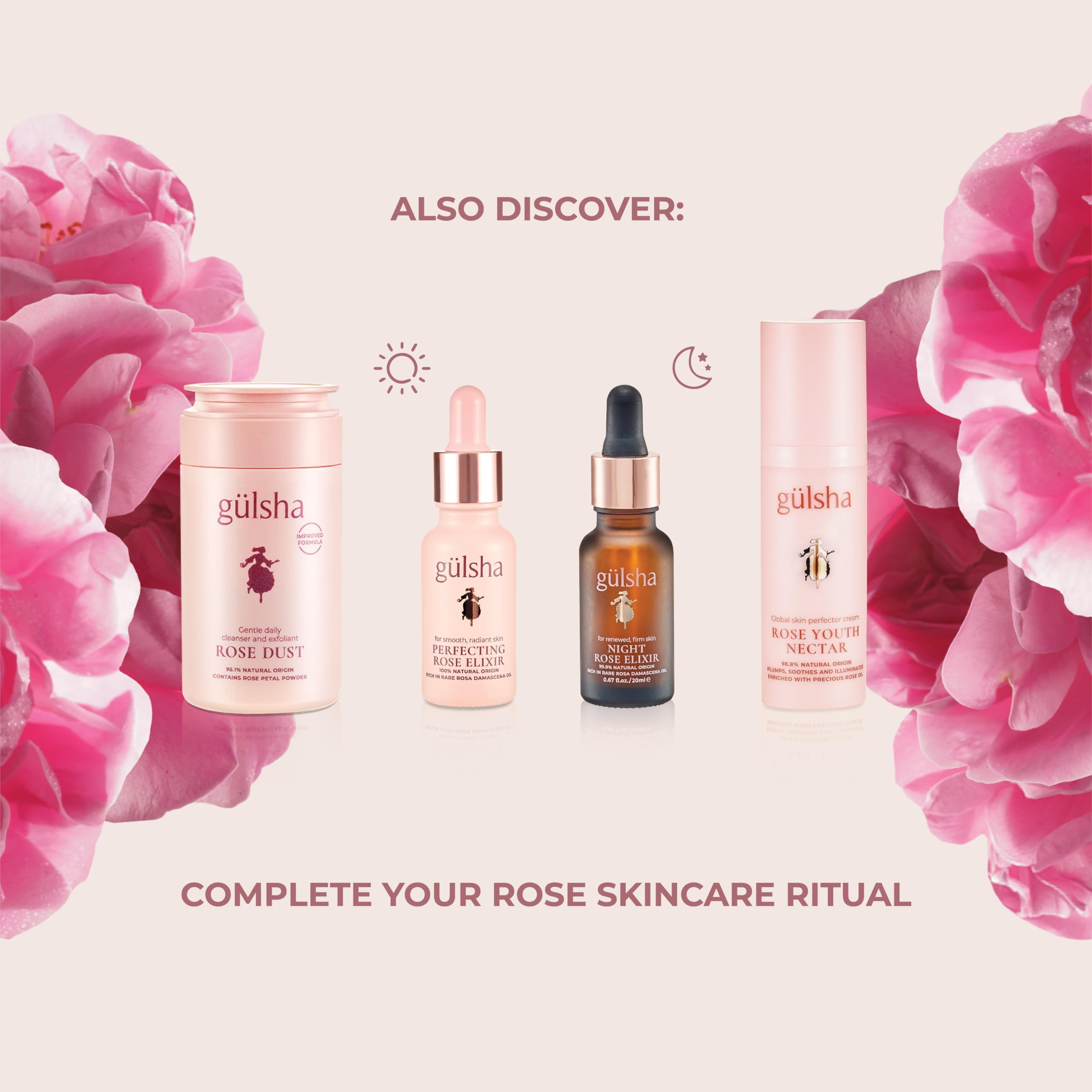 Limited batch production of gülsha Rosewater signals freshness