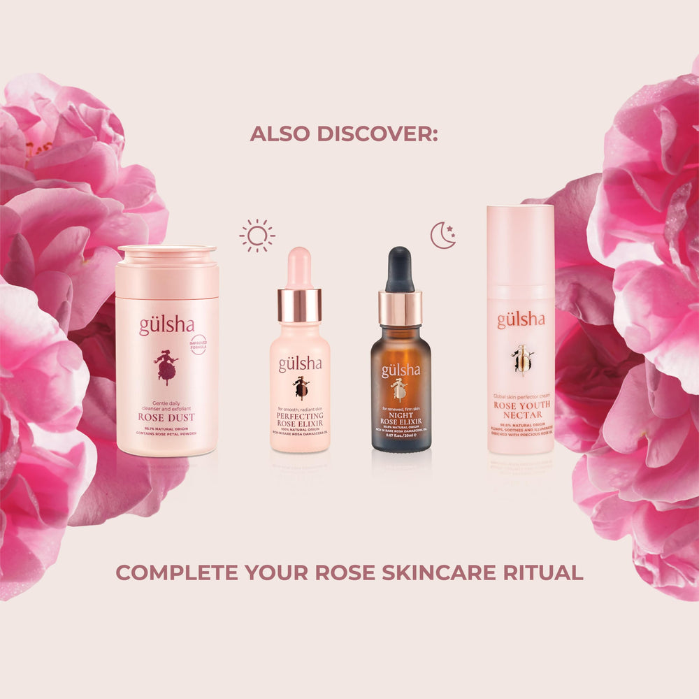 Limited batch production of gülsha Rosewater signals freshness