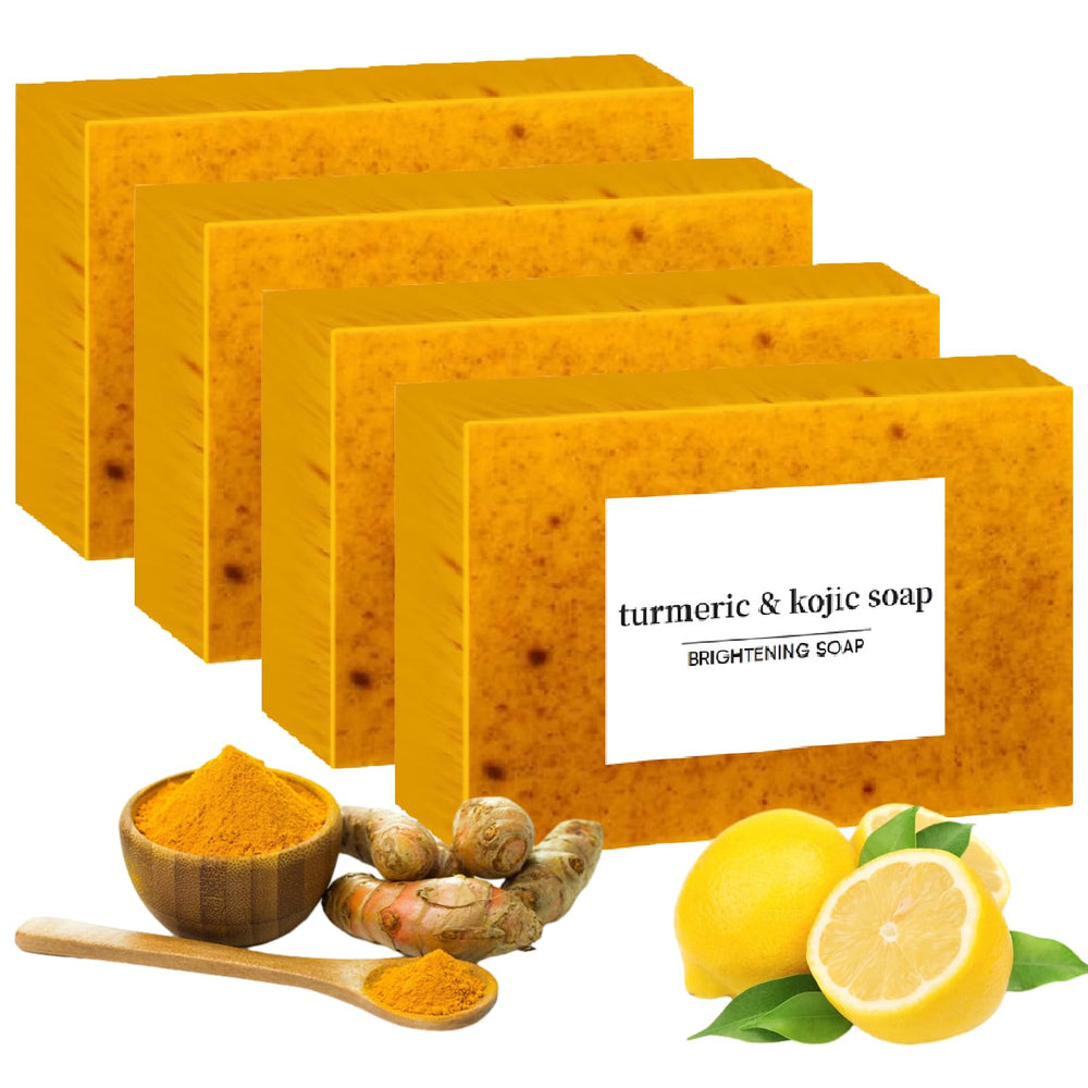 Guluxly Lemon Soap bar closeup highlighting natural ingredients for refreshed skin