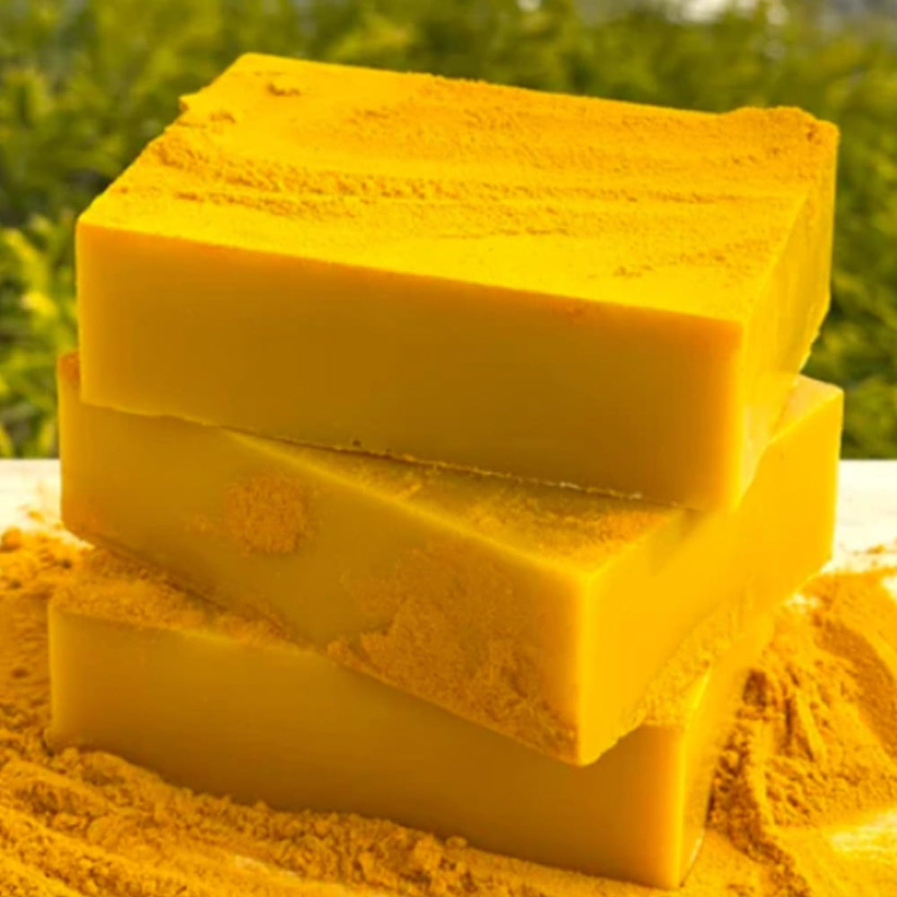 Guluxly Lemon Soap used on face and body for daily cleansing