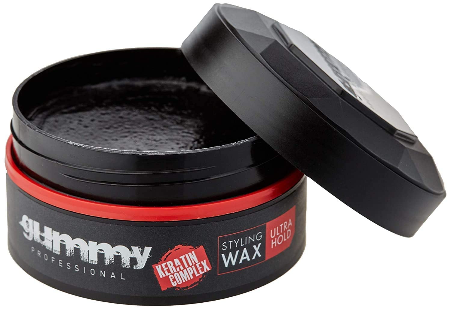 Gummy Ultra Hold Wax texture-swatch reveals creamy consistency ideal for controlled shaping.
