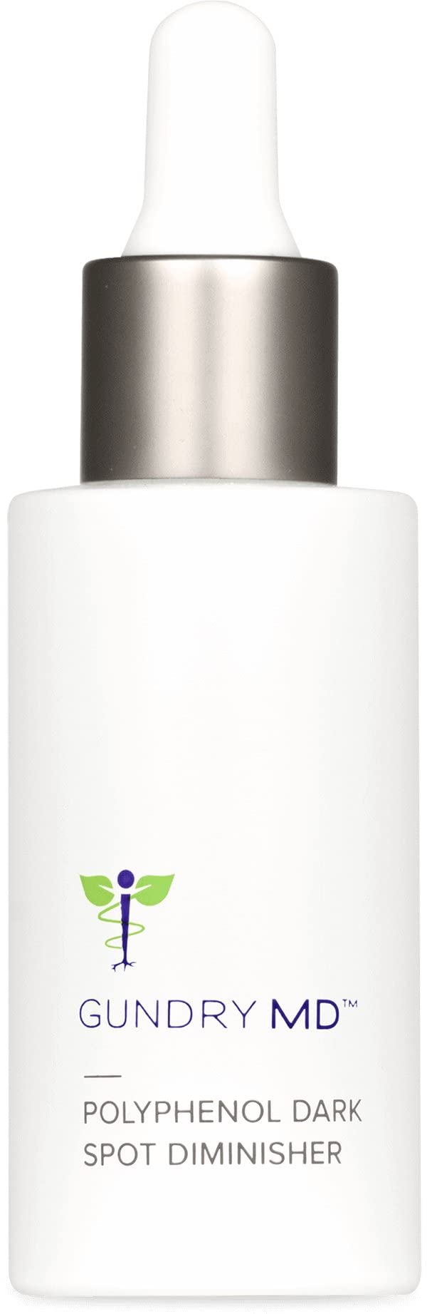 Gundry MD Polyphenol Dark Spot Diminisher serum brightens and evens skin tone with antioxidant protection.