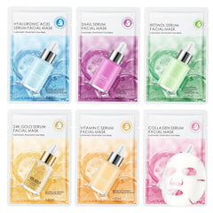 GUOYAOLIFU 24K Gold serum sheet mask for radiant hydration and glow
