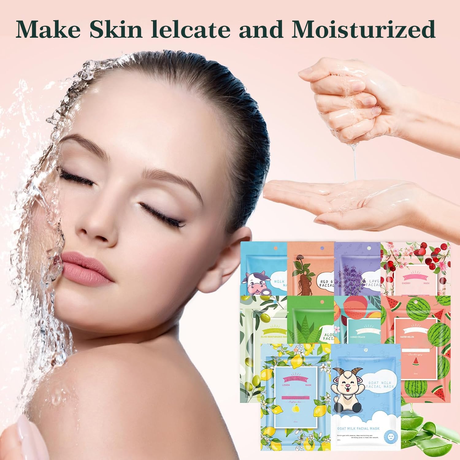 GUOYAOLIFU aloe milk mask delivers intense hydration and improved skin elasticity