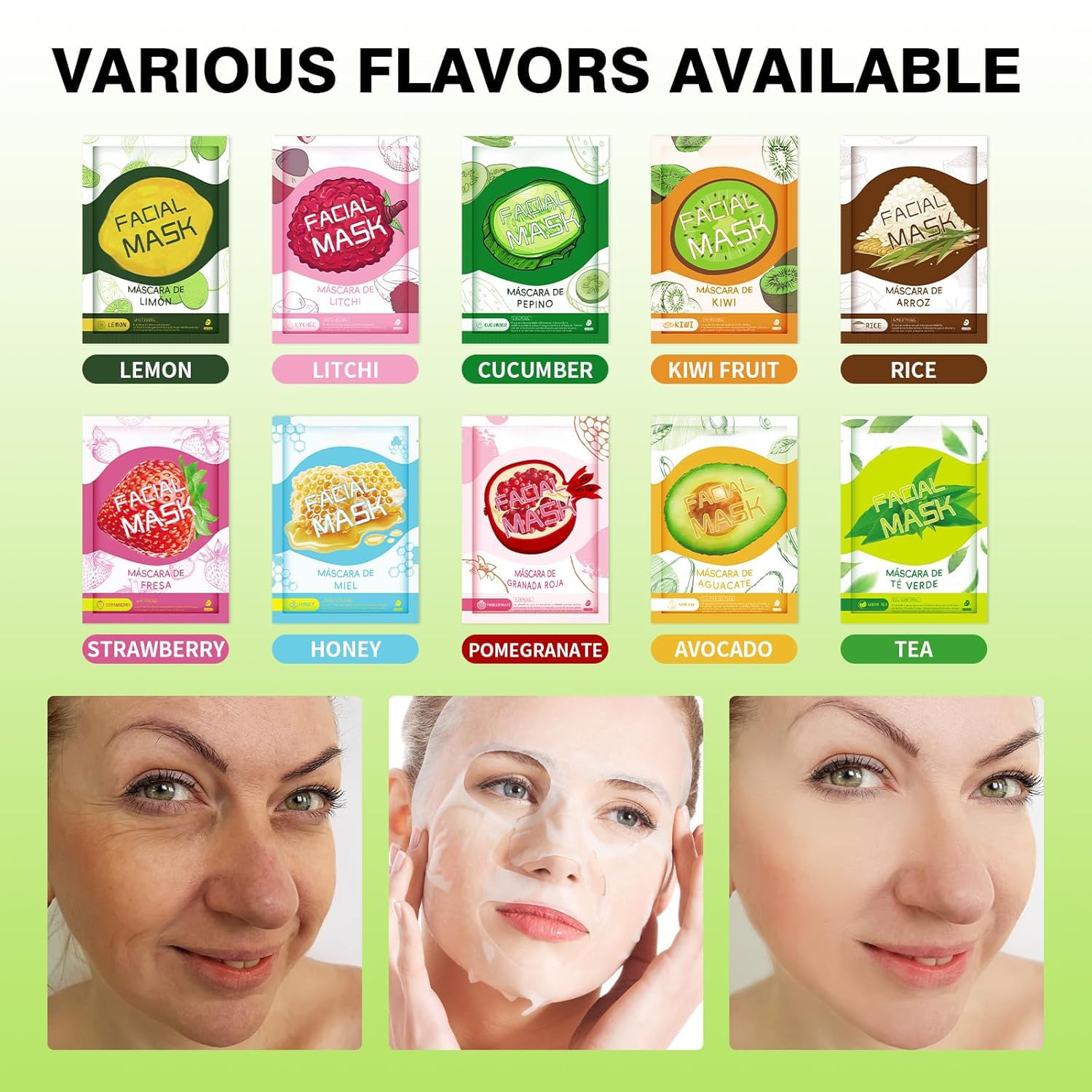 GUOYAOLIFU gift-set masks ideal for spa-like gifting.