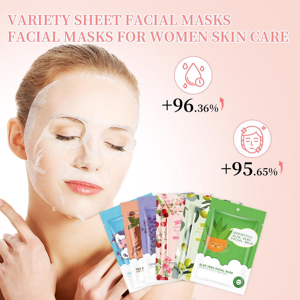 GUOYAOLIFU hyaluronic acid face mask emphasizing hydration for plumper skin.