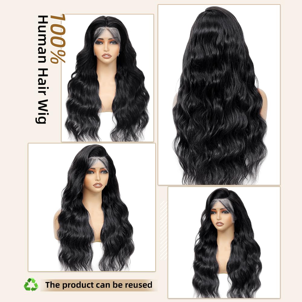 Gurdan body-wave lace-front wig 13x6 offers versatile parting