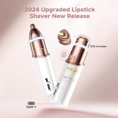 Gurelax Eyebrow Trimmer LED light on for precise hair removal in dim areas